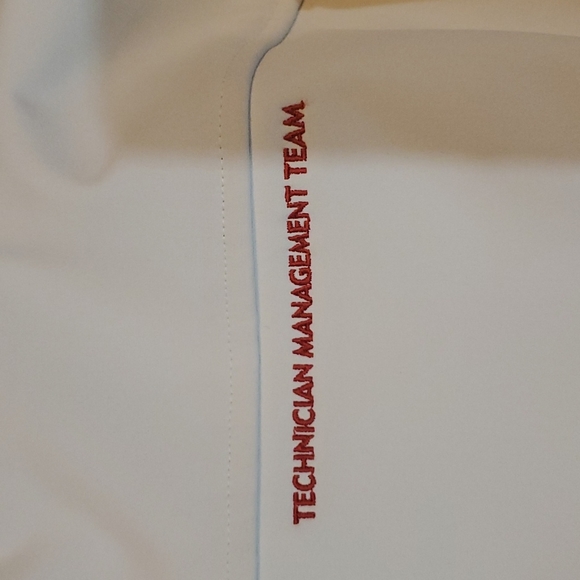 Men's White sofshell jacket large - Picture 5 of 5